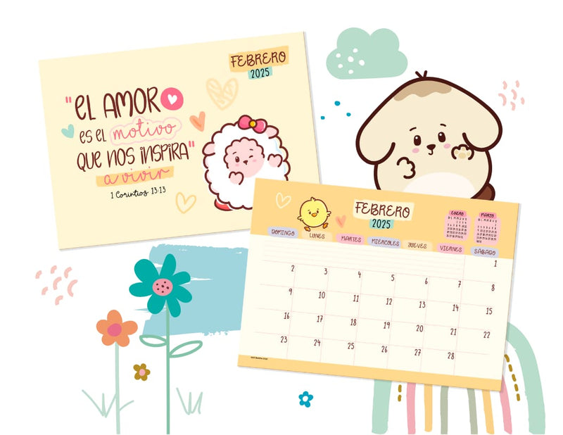Cargue la imagen en el visor de la galería, Calendario Borlitas 2025

