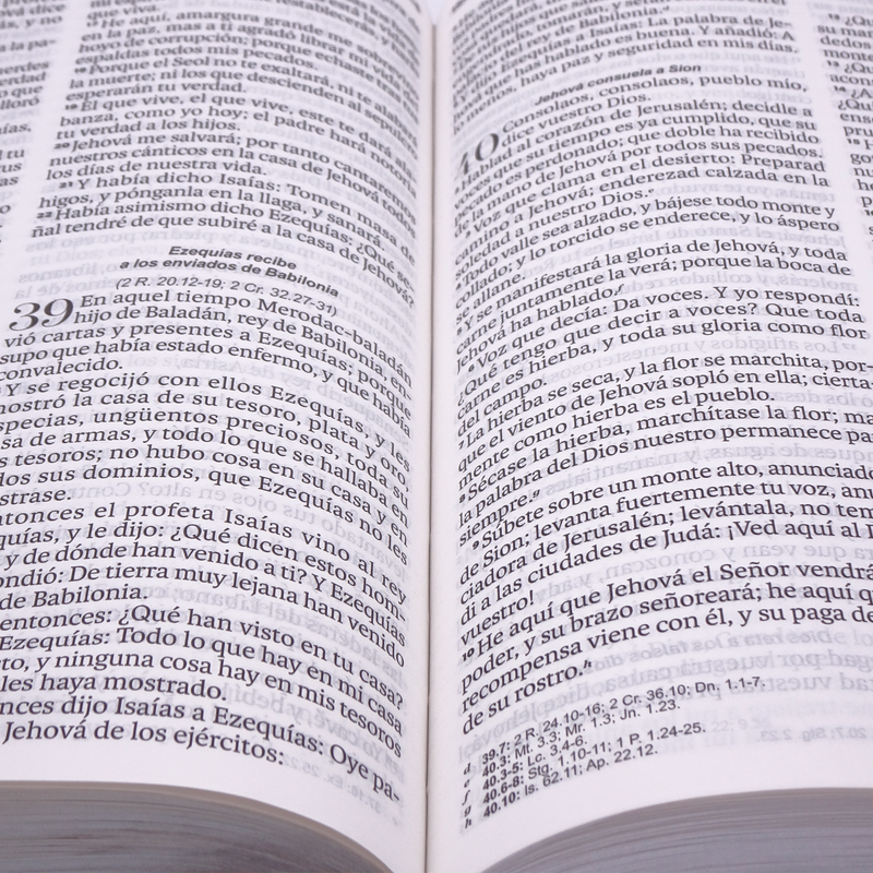 Cargue la imagen en el visor de la galería, Biblia RVR 1960, Letra Grande, agarradera, cierre magnético, imitación piel negro flores
