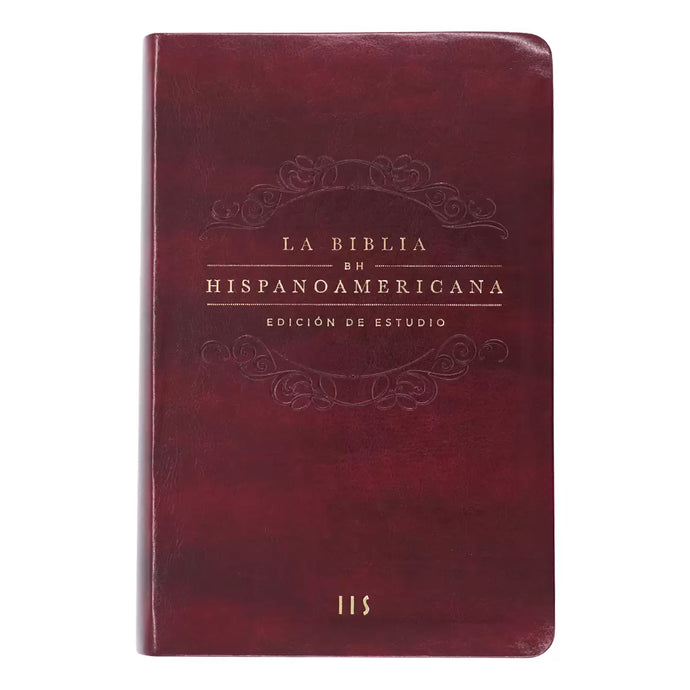 Biblia Hispanoamericana Edición de Estudio (color vino)