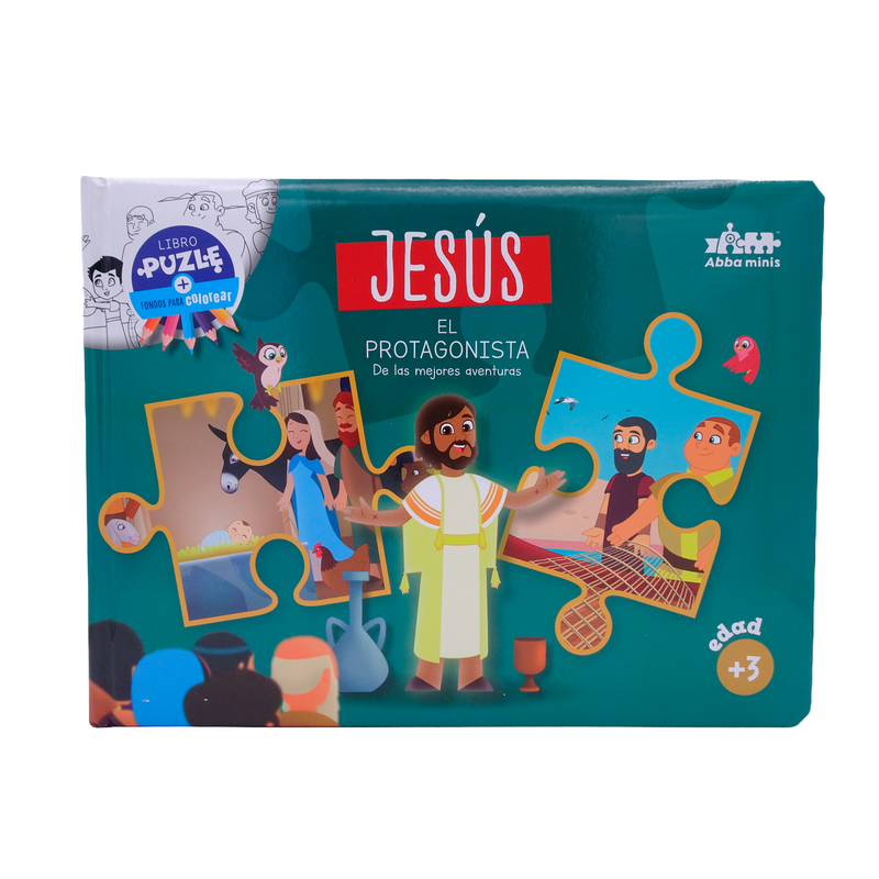 Cargue la imagen en el visor de la galería, Libro Rompecabezas - Jesús el protagonista
