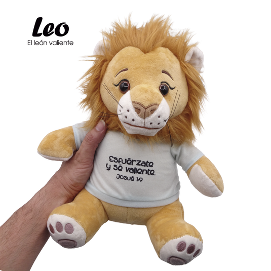 Peluche Leo: El Valiente de Dios