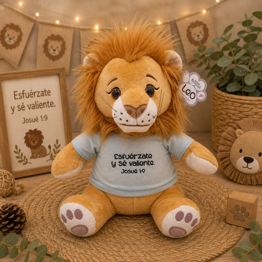 Peluche Leo: El Valiente de Dios