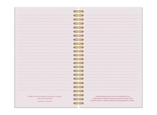 Libreta El poder de la mujer que ora: Una vida rendida al Espíritu