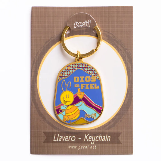 Llavero Pechi Dios es fiel