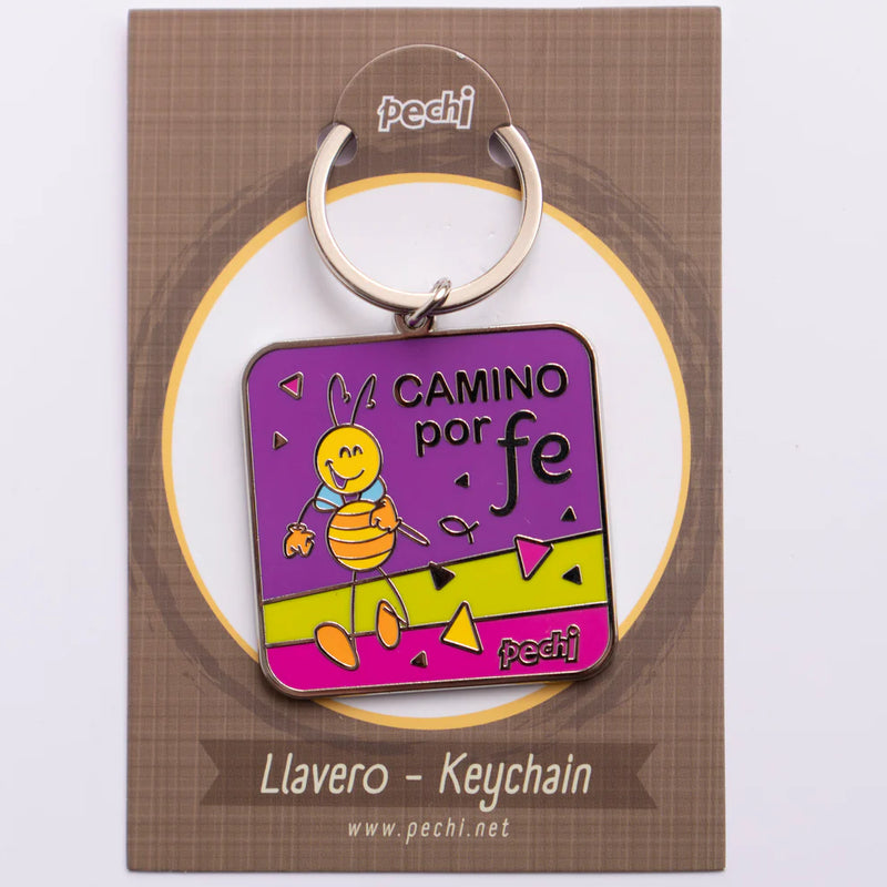 Cargue la imagen en el visor de la galería, Llavero Pechi Camino por fe
