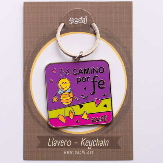 Llavero Pechi Camino por fe