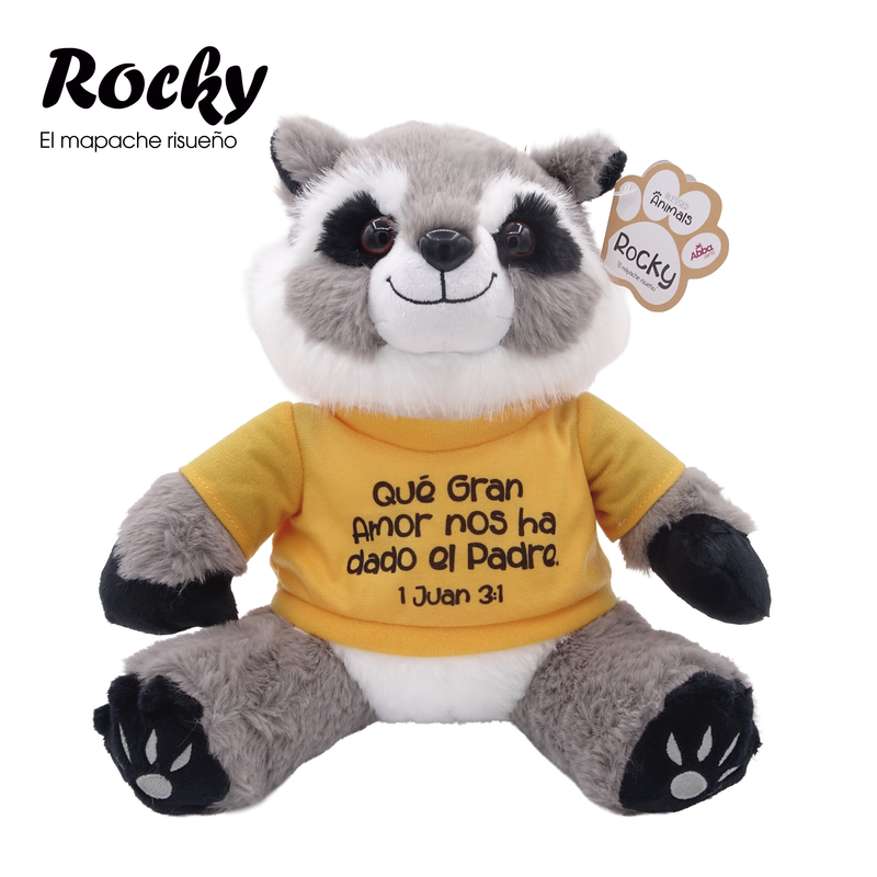 Cargue la imagen en el visor de la galería, Peluche Rocky: Amor Infinito de Dios
