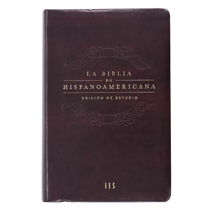 Biblia Hispanoamericana Edición de Estudio (color marrón)