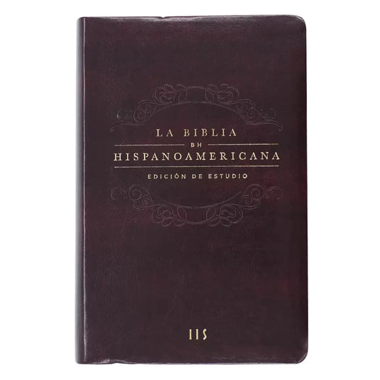 Biblia Hispanoamericana Edición de Estudio (color marrón)