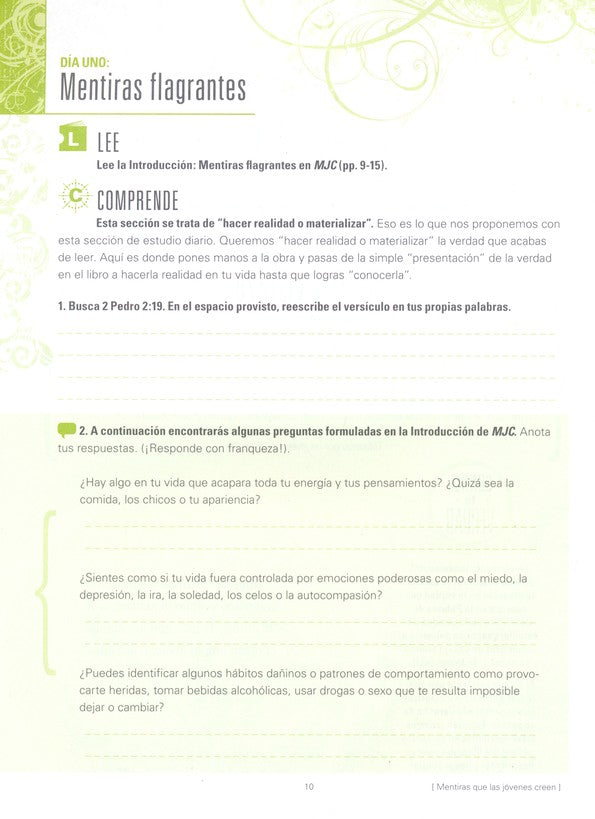 Cargue la imagen en el visor de la galería, Mentiras que las jóvenes creen, Guía de estudio: Y la verdad que las hace libres

