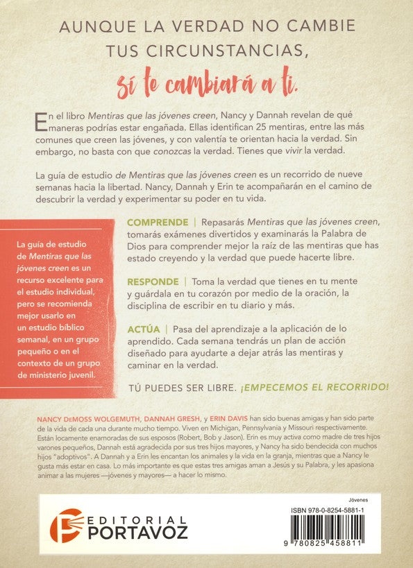 Cargue la imagen en el visor de la galería, Mentiras que las jóvenes creen, Guía de estudio: Y la verdad que las hace libres
