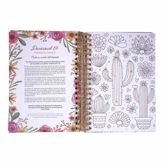 100 devocionales de mujer para colorear