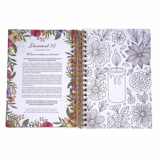 100 devocionales de mujer para colorear