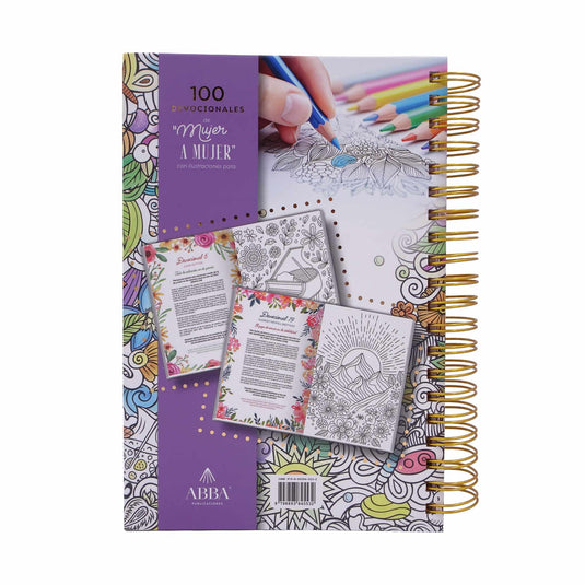 100 devocionales de mujer para colorear