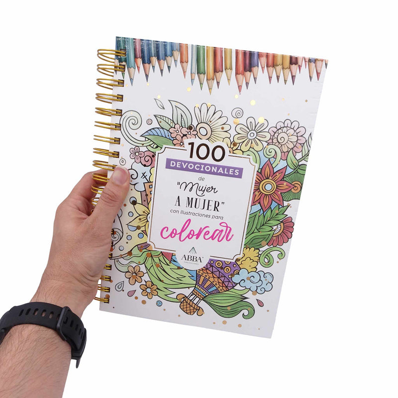 Cargue la imagen en el visor de la galería, 100 devocionales de mujer para colorear
