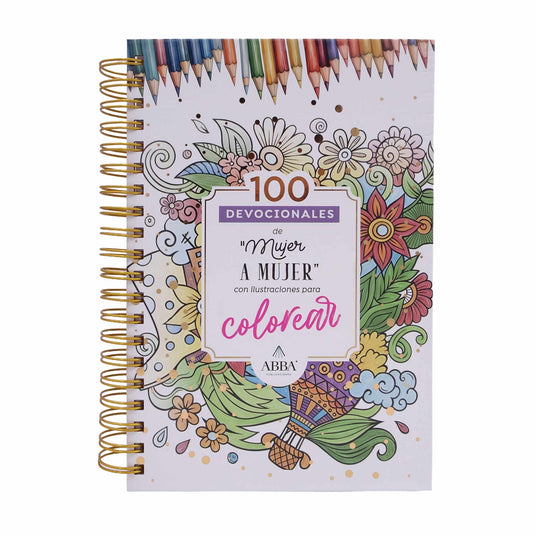 100 devocionales de mujer para colorear