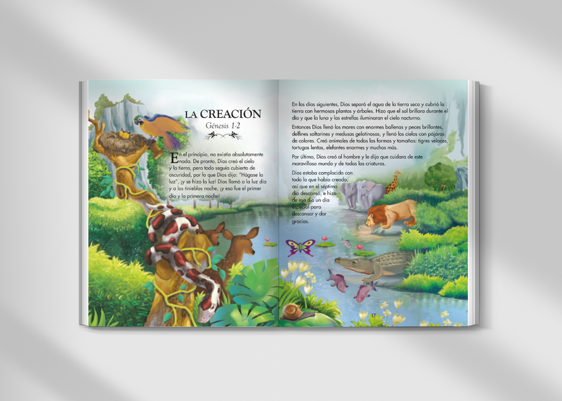 Cargue la imagen en el visor de la galería, Biblia completa ilustrada para niños - edición de regalo
