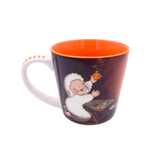 Taza ovejitas - Soy feliz cuando le adoro