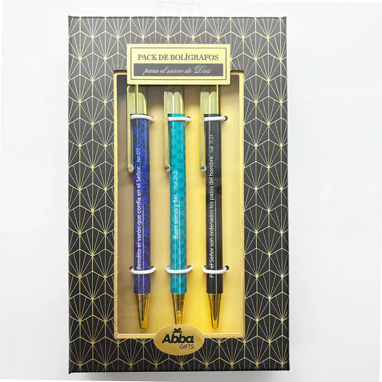 Set de 3 Lapiceros Siervo de Dios