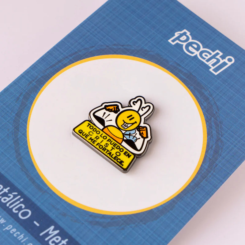 Cargue la imagen en el visor de la galería, Pin Pechi Todo lo puedo en Cristo
