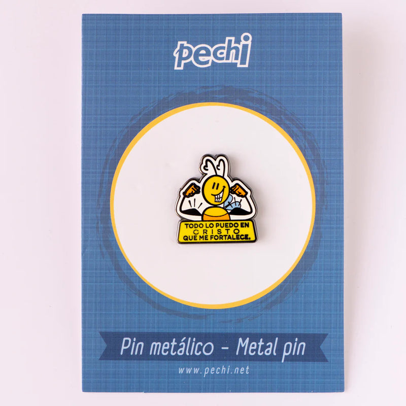 Cargue la imagen en el visor de la galería, Pin Pechi Todo lo puedo en Cristo
