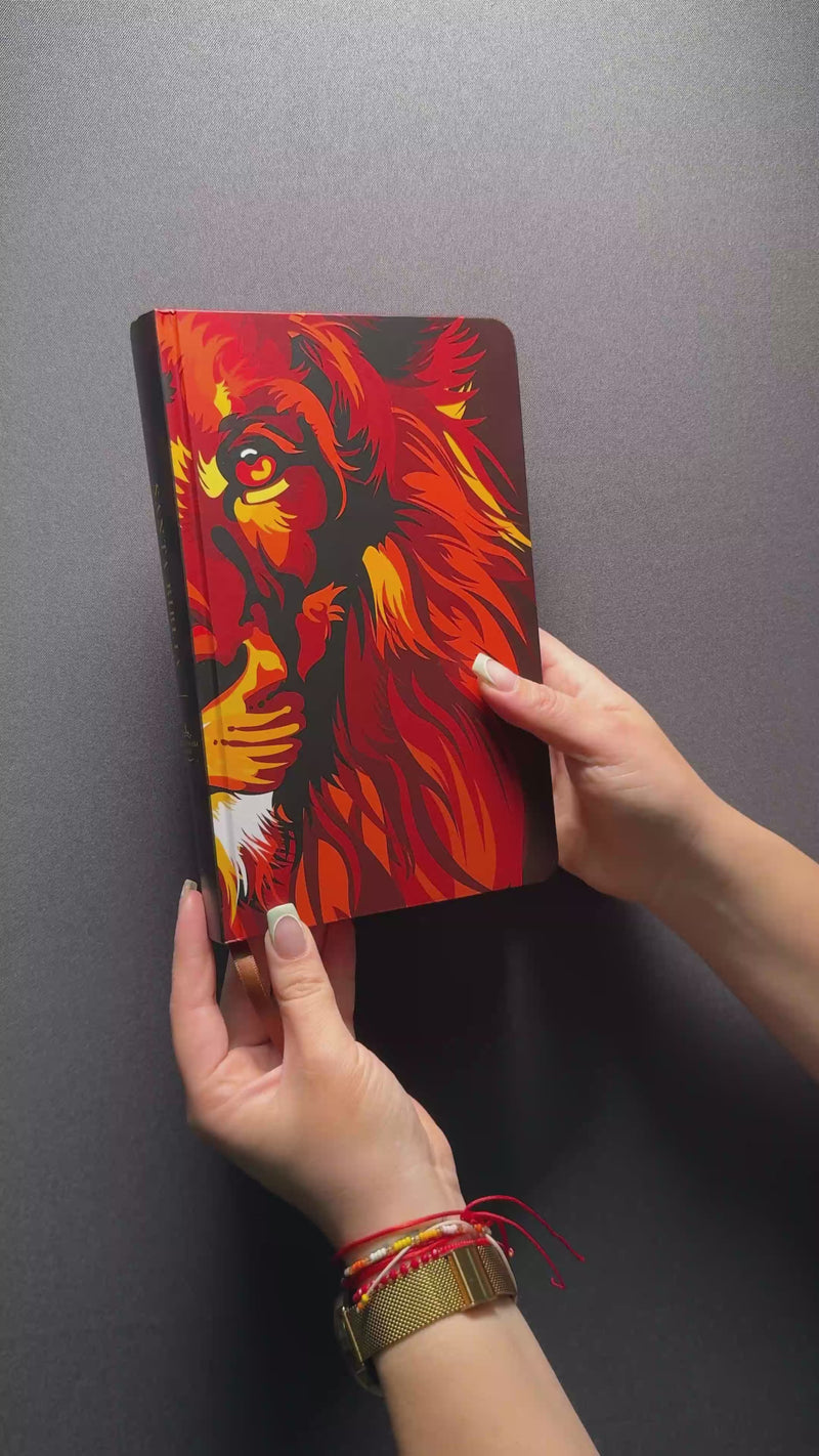 Cargar y reproducir video en Gallery Viewer, Biblia León de Judá RVR 1960, Letra Grande, Tamaño Manual, Tapa dura marrón
