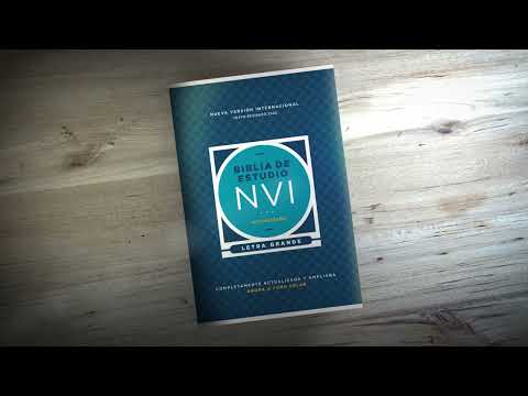 Cargar y reproducir video en Gallery Viewer, Biblia de Estudio actualizada NVI, Revisión 2022, Letra Grande, imitación piel café
