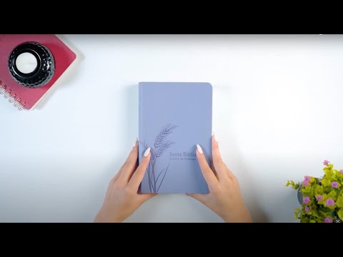 Cargar y reproducir video en Gallery Viewer, Biblia de Promesas RVR 1960, Cierre zíper, con índice, Letra Grande, Tamaño Manual, piel especial lavanda

