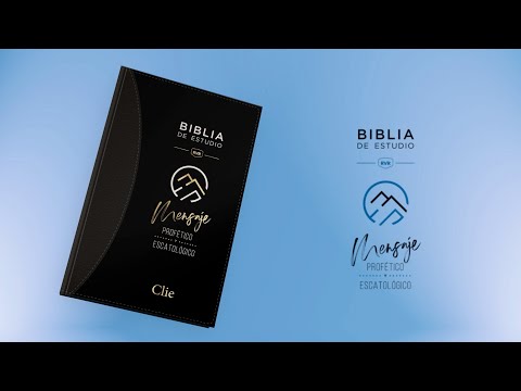 Cargar y reproducir video en Gallery Viewer, Biblia de Estudio del Mensaje Profético y Escatológico RVR, Leathersoft Negro
