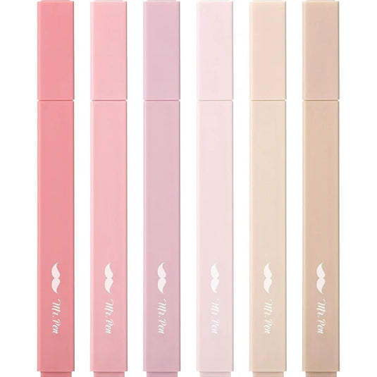 Paquete de 6 marcadores de punta cincel Mr. Pen Vintage