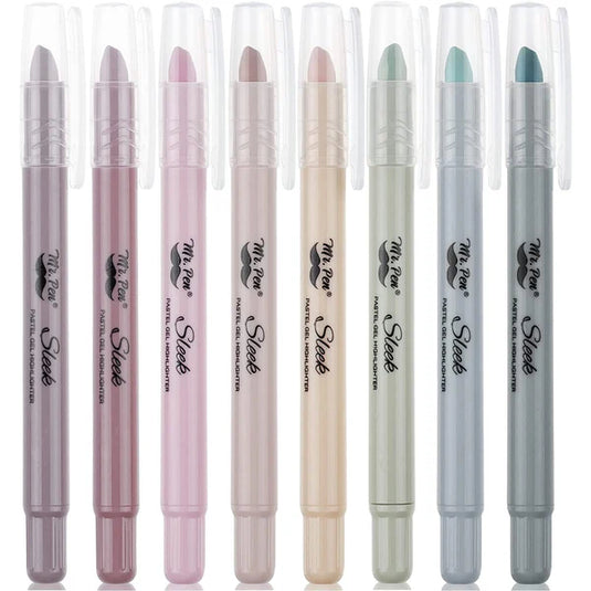 Paquete de 8 marcadores de gel para biblia Mr. Pen Dusty