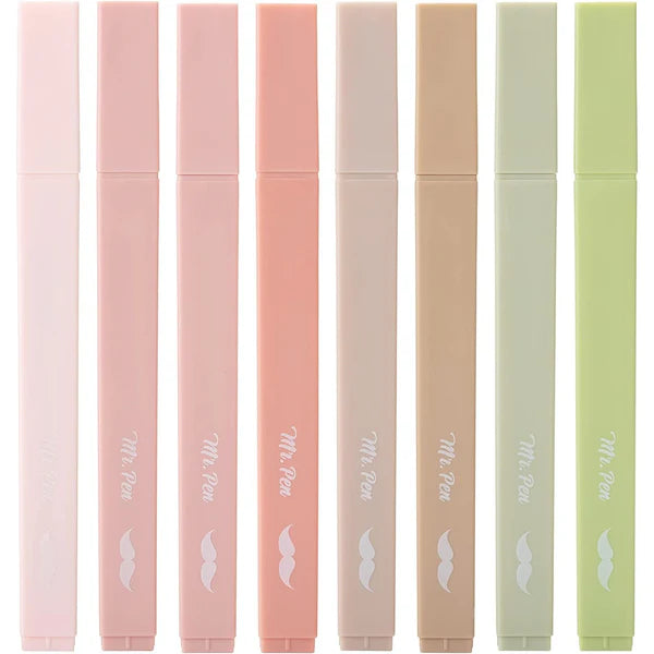 Cargue la imagen en el visor de la galería, Paquete de 8 marcadores de punta cincel Mr. Pen Boho
