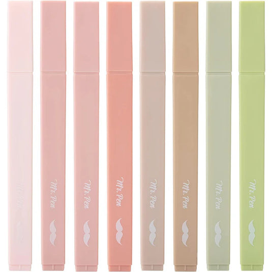 Paquete de 8 marcadores de punta cincel Mr. Pen Boho