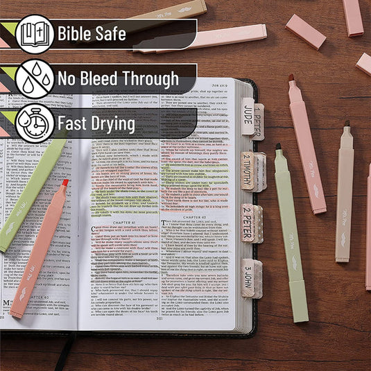 Paquete de 8 marcadores de punta cincel Mr. Pen Boho