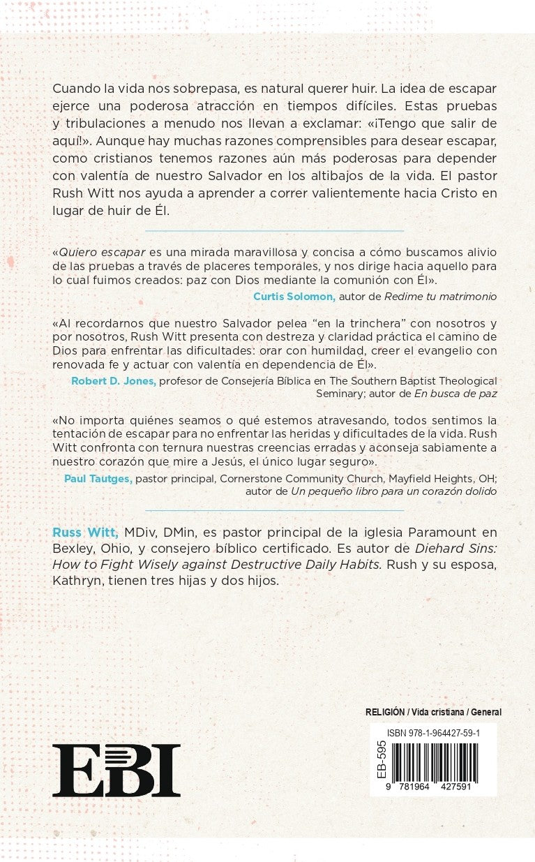 Cargue la imagen en el visor de la galería, Quiero escapar: Esperanza para tiempos abrumadores
