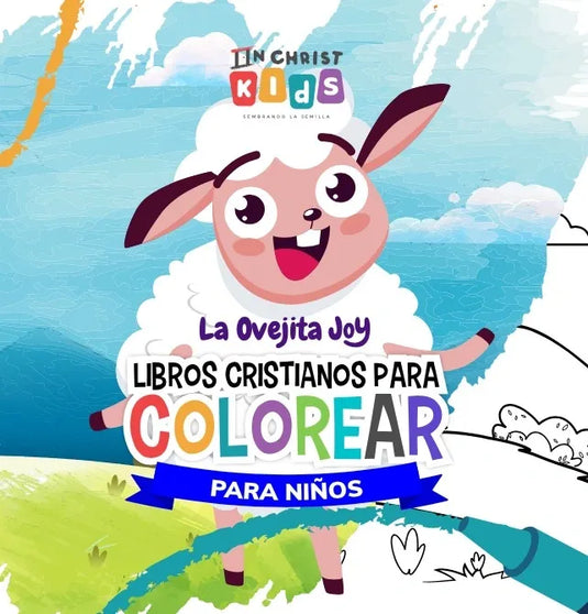 La Ovejita Joy: Libro para Colorear