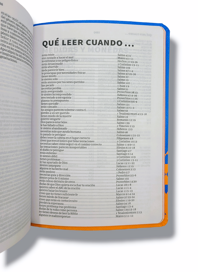 Cargue la imagen en el visor de la galería, Santa Biblia NVI para regalos y premios, Símil piel océano y papaya
