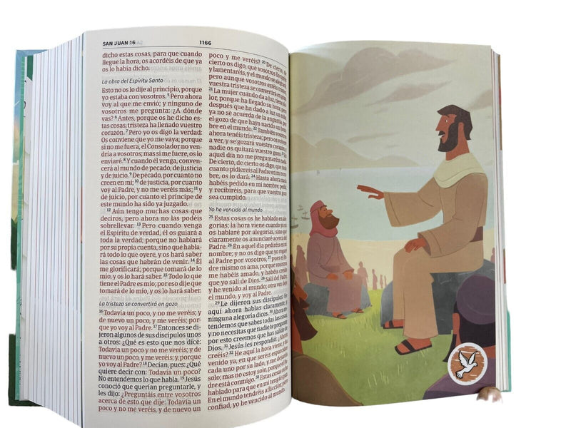 Cargue la imagen en el visor de la galería, Santa Biblia para niños interactiva RVR 1960, tapa dura
