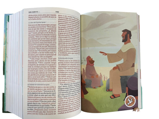 Santa Biblia para niños interactiva RVR 1960, tapa dura