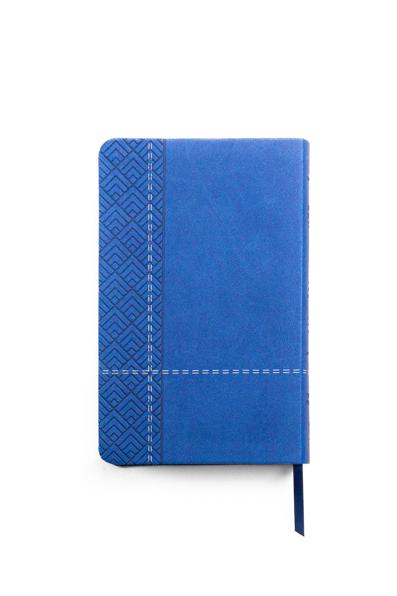 Cargue la imagen en el visor de la galería, Biblia de Promesas RVR 1960, Tamaño Manual, Letra Grande, piel especial azul
