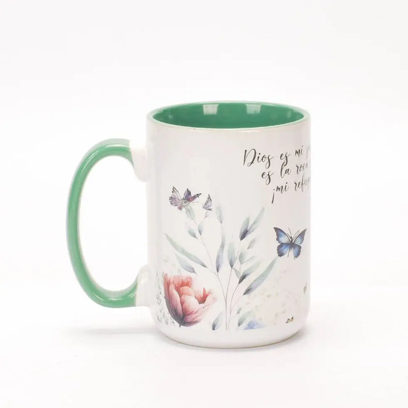 Cargue la imagen en el visor de la galería, Taza Grande Primavera: Dios es mi salvación
