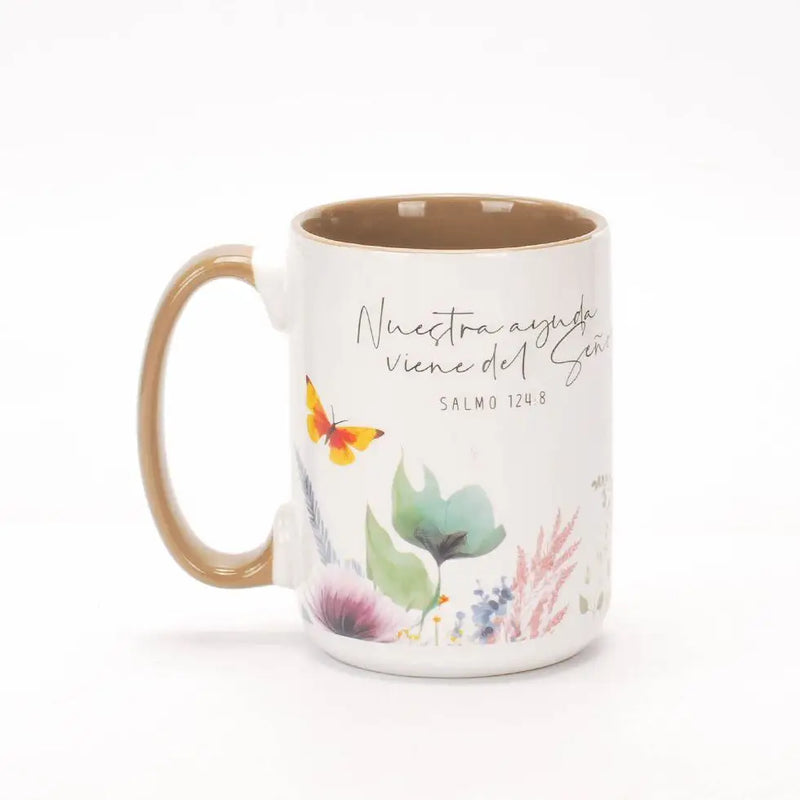 Cargue la imagen en el visor de la galería, Taza Grande Primavera: Nuestra ayuda viene del Señor
