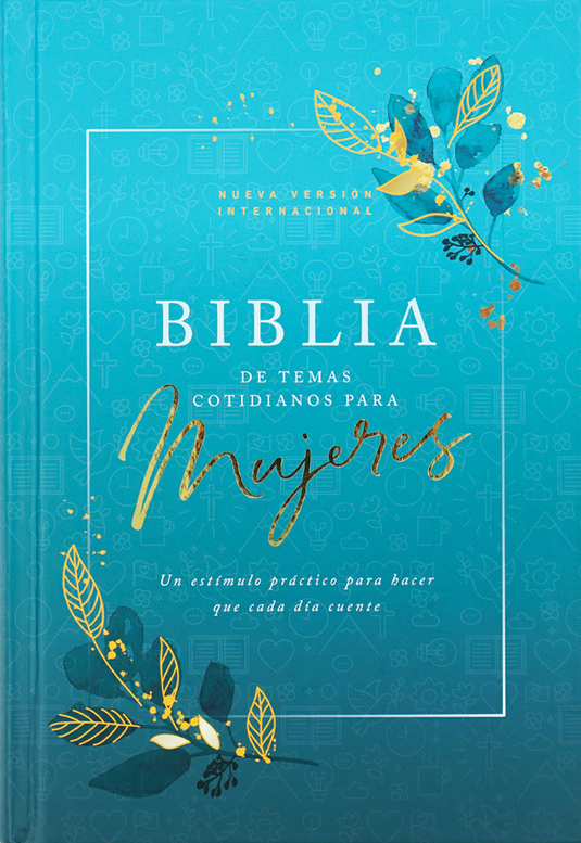Biblia temas cotidianos para mujeres NVI, Tapa dura turquesa