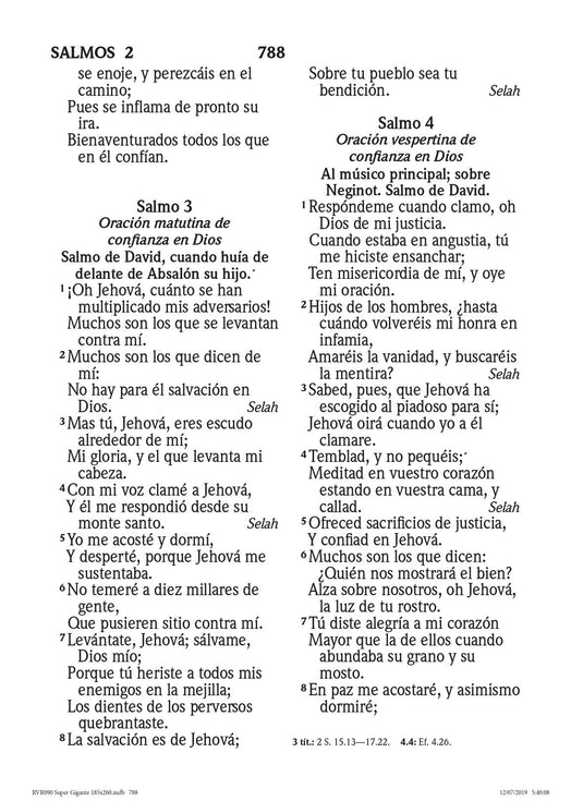 Biblia RVR 1960, con índice, Letra Súper Gigante, CUERO GENUINO negro