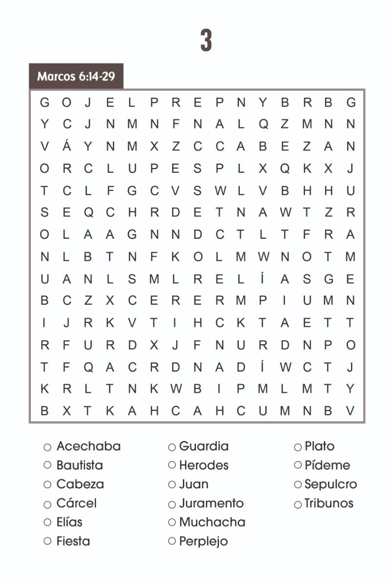 Cargue la imagen en el visor de la galería, Sopa de letras de la Biblia, Letra Grande, Libro 1
