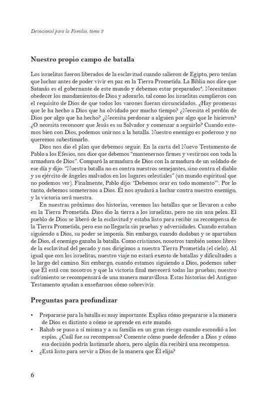 Devocional para la familia Buscando a Dios en tu Hogar / Tomo 2