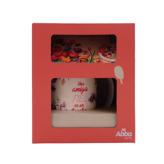 Set de Regalo "Una amiga fiel es un tesoro" – Proverbios 18:24