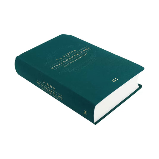 Biblia Hispanoamericana edición de estudio (color verde)